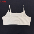 Girls 3 Pcs Combo Cotton White Bra with Spaghetti Straps From Levin.