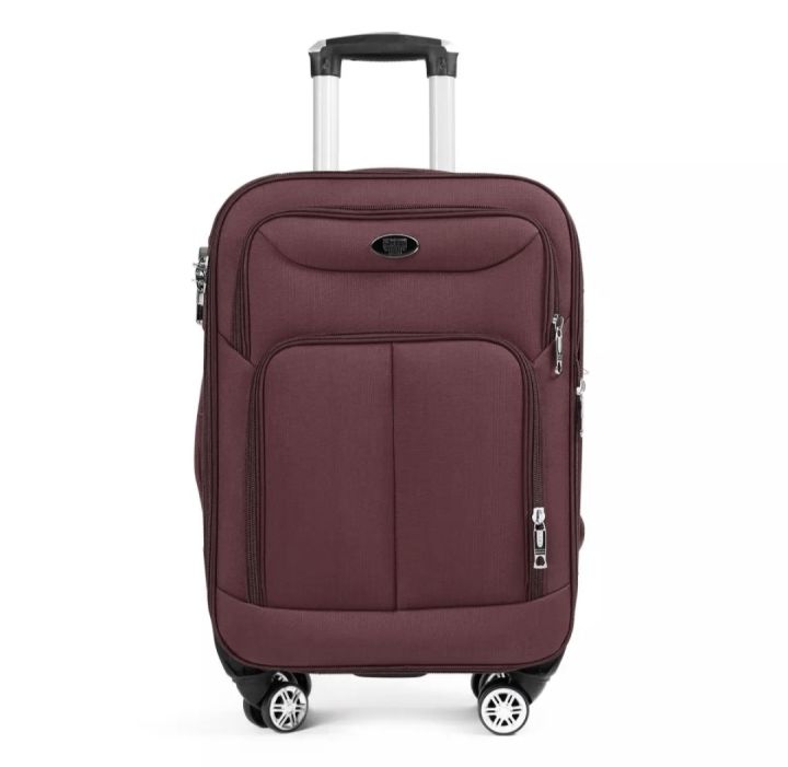 Exclusive Trolley Case 24 Inchi (4 Wheel) With Large Capacity High Quality Nylon Febric & Zipper Waterproof and Washable Use For Unisex