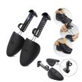 Practical Plastic Adjustable Length Shoe Stretcher Black for Men Women Shoe Racks Shoe Expander to Prevent Deformation.