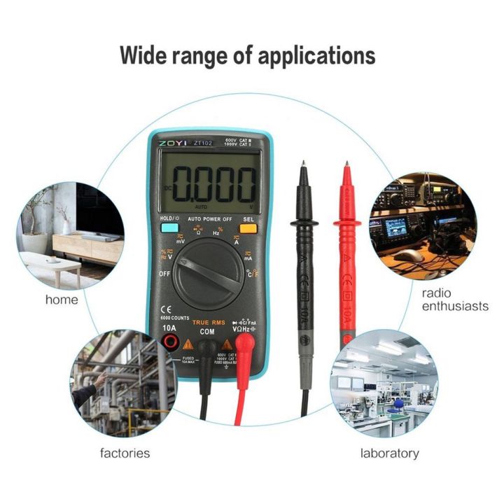 ZOYI%20ZT102%20Mini%206000%20Counts%20Digital%20Multimeter%20AC/DC%20Voltage%20Current%20Tester%20-%20Image%203