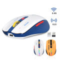 Silent wireless rechargeable mouse office portable laptop pc adjustable DPI for home thin Raton inalambrico mouse gaming. 