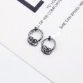 Anime Tokyo Revengers Chifuyu Matsuno Cosplay Earrings Black Silver Gold Color Hoop Earrings Ear Clip For Women Men Jewelry. 