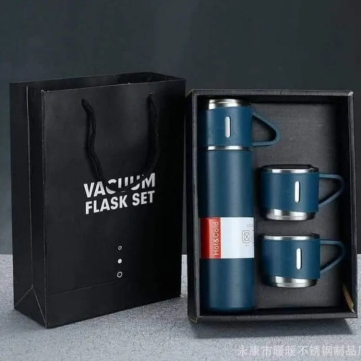 Double-layer Stainless Steel Thermal Coffee Tumbler Business Travel Water Bottle Tea Infuser Bottle With Portable Water Cup-500 Ml