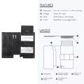 New Rfid Card Holder Men Women Bank Card Case Business ID Card Wallet Protector Money Clip Bag Leather Purse Slim Thin Wallets.