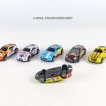 Iron Shell Toy Car Alloy Graffiti Glide Back Mini Tin Small Car Simulation Model Racing Mini Tin Small Car Iron Shell Toy Car. 