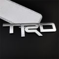 TRD Car Emblem Silver.