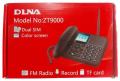 DLNA ZT9000 Dual Sim Land Phone With Color Display FM Radio. 