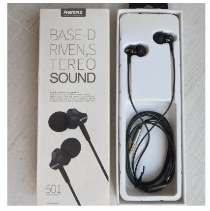Remax Rm 501 Base -D Riven,S Tereo Sound In Ear Earphone Stereo Headset ...