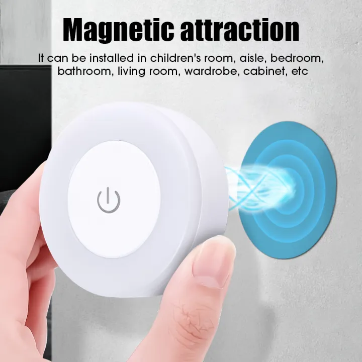 1/2PCS%20Touch%20Sensor%20Night%20Light%20ABS%20Wall%20Lamp%20USB%20Charged%20Lights%20Portable%20Mini%20Night%20Lamp%20White/Yellow%20Light%20-%20Image%205