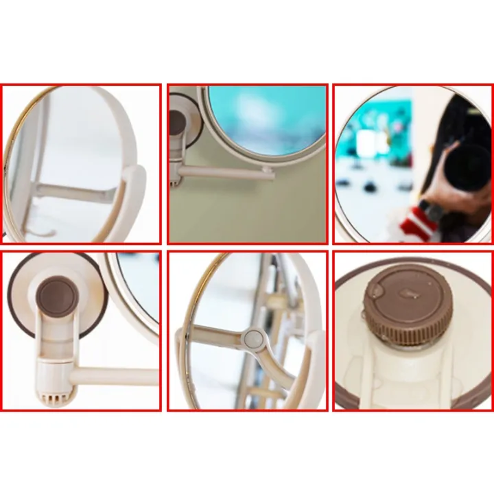 Bath%20Mirror%20Cosmetic%20Mirror%201X/3X%20Magnification%20Suction%20Cup%20Adjustable%20Makeup%20Mirror%20Double-Sided%20Bathroom%20Mirror%20-%20Image%209