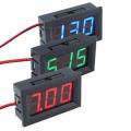 Digital DC Voltage Meter Voltmeter 4.5-120V red blue green LED. 
