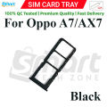 Oppo A7/AX7 Sim Tray Micro SD Card Slot with Sim Ejector Pin Replacement Part. 