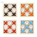 Tic TAC Toe Board Game Family Children Puzzle Brain Teaser for Adults.