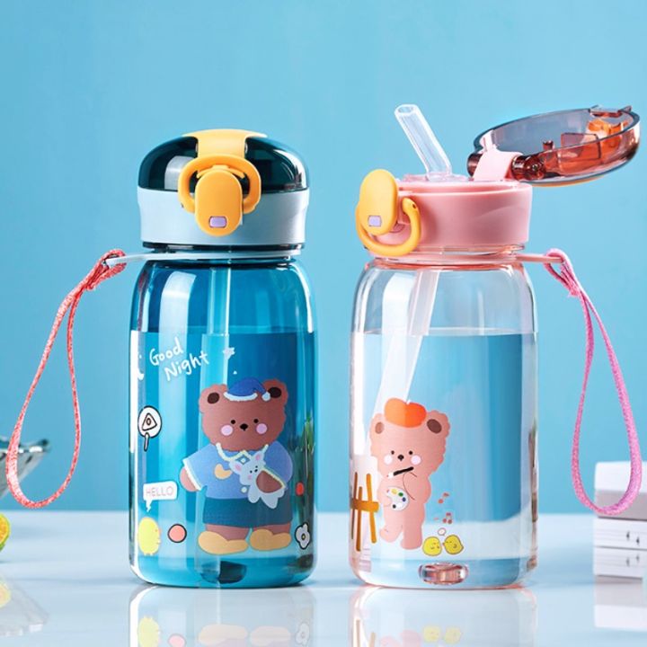 1Pc%20Kids%20Water%20Sippy%20Cup%20With%20Straw%20Cartoon%20Leakproof%20Water%20Bottles%20Outdoor%20Portable%20Drink%20Bottle%20Children's%20Lovely%20Cup%20-%20Image%204