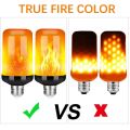 B22 E27 LED Flame Light Bulbs 4 Modes Party LED Flame Effect Light Simulation Fire Lights Bulb KTV Festival Garden Decor light.