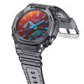 (Ready Stock) G .Shock GA2100 Men Watch Sport Watch Dual Time Display Water Resistant Shockproof and Waterproof World Time LED Auto Light Sports Wrist Watches with 2 Year Warranty GA-2100TLS-8A (copy original 1.1 premium). 
