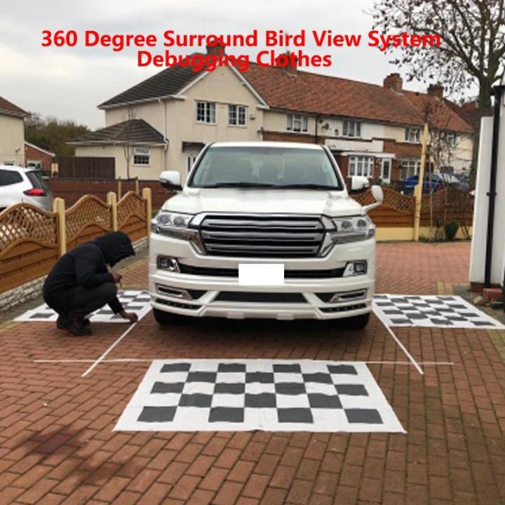 4Pcs%20Fabrics%20Calibration%20Cloth%20for%20360%20Degree%20Surround%20Bird%20View%20Panoramic%20DVR%20System%20-%20Image%203