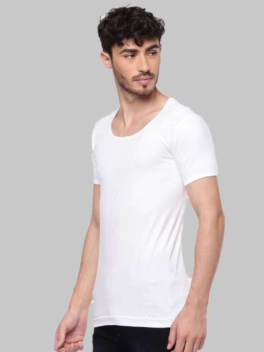 Sando Ganji  Short Sleeves Cotton  Regular Mens Comfort Vest- 1Pcs