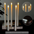 1/2/3/6Pcs Creative Artificial LED Long Pole Flameless Electronic Candle Light Battery Powered Candles Lamp. 