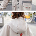 Jacket Women's-insAutumn New Girls' Korean Style Loose All-Match College Style Junior High School Students' Spring and Autumn Windbreaker. 