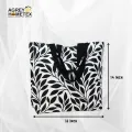 Cotton Fabric Tote Shopping Bag (14"x16") – Single Piece. 