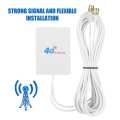 (NEW)4G LTE Antenna SMA-Male Omni 28dBi Gain Signal Amplifier External Cable.