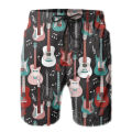 Musical Instrument Graphic Shorts Pants for Men 3D Print Casual Beach Shorts Swim Trunks Summer Swimsuit homme 2023 Board Shorts.