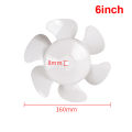 1PC 6/8/10/12inch Small Power Mini Plastic Fan Blade 6 Leaves For Electric Fan-Cola Kids. 