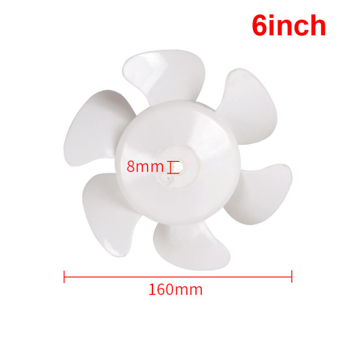 1PC%206/8/10/12inch%20Small%20Power%20Mini%20Plastic%20Fan%20Blade%206%20Leaves%20For%20Electric%20Fan-Cola%20Kids%20-%20Image%209