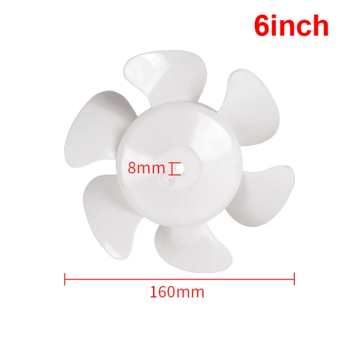 1PC%206/8/10/12inch%20Small%20Power%20Mini%20Plastic%20Fan%20Blade%206%20Leaves%20For%20Electric%20Fan-Cola%20Kids%20-%20Image%209