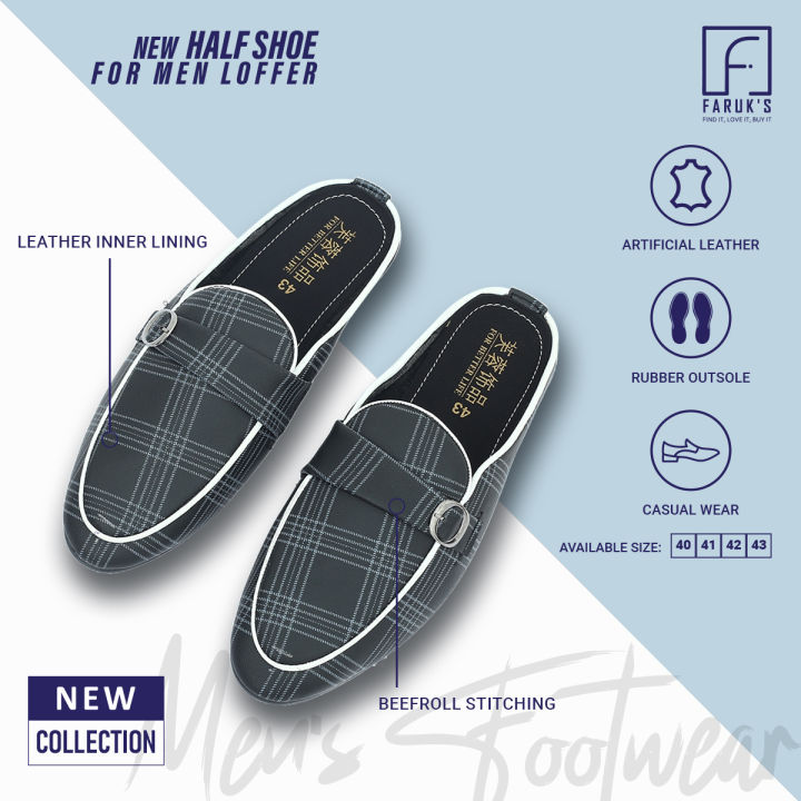 Luxury%20Stylish%20Half%20Shoes%20for%20Men%20Fashionable%20Premium%20Sandals%20FARUK'S%20Flats%20Formal%20Half%20Shoes%20-%20Image%203
