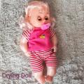 Crying baby doll. 