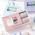 20 rolls Washi Tape Set Simple Thin Masking Tape For DIY Arts Crafts Gift Wrapping Journaling Scrapbooking Labeling Coding Deco.