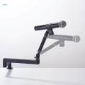 Desktop Microphone Stand Three Sections Arm Universal Microphone Stand. 