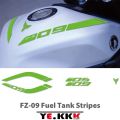 Reflective Vinyl Motorcycle Stickers Tank Decals Logo For YAMAHA MT09 MT 09 FZ09 FZ 09 14-22 2019 2020 2021.