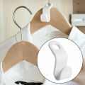 5-50Pcs Mini Clothes Hanger for Wardrobe Connector Hook Plastic Wardrobe Coat Extender Clips Holder Space Saving for Closet Home.