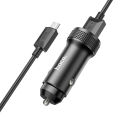 Hoco Z49A Level Single Port QC3.0 18W Fast Charging Car Charger Set with USB to Micro Cable 1m. 