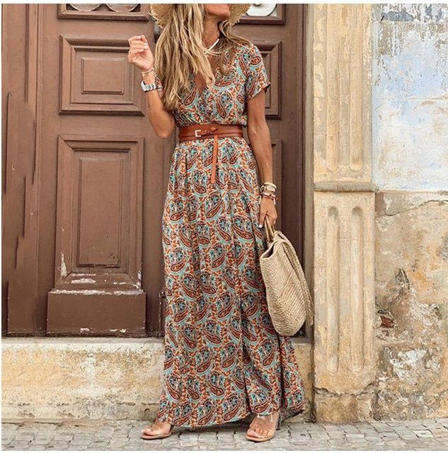 Womens%20Floral%20Vintage%20Boho%20Long%20Dress%20Print%20V-Neck%20Short%20Sleeve%20Elegant%20Dress%20Bohemian%20Vestidos%20Plus%20Size%20Dresses%202020%20New%20-%20Image%205