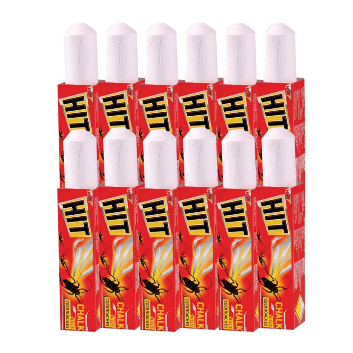 Hit Chalk Kills Cockroach 15 gm (12 pcs Combo)