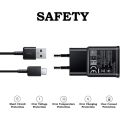 USB C Wall Charger 15W Fast Charger for Samsung Galaxy A10E A20E A20S A30S A40 A50 A60 A70 A51 A71 A11 A21S A31 M30 M31 Charging. 