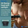 Philips BG7470/15 Body Groomer 7000 Series 2D Flex Head & Dual Trim-Shave System for Men. 