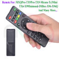 Remote Control for MXQ, MXQ Pro, TX9 Pro, X96, X96mini, X96Q, TX3mini, TX6, T95X, T95M, T95N, H10Max, Android Smart TV Box. 