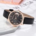 Women Fashion White Watch Quartz Leather Ladies Wristwatches 2023 New Brand Simple Number Dial Woman Clock Montre Femme.