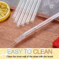 Stainless Steel Straw Cleaning Brush Narrow Pipe Cleaner. 