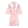 Team Bride Maid of Honor Gold Letter Print Kimono Faux Silk Women Wedding Preparewear Bridal Party Bridesmaid Robes.