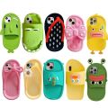 Cartoon Simulation Slippers Shoes Soft Silicone Phone Case For iphone 14 13 12 Mini 11 Pro XS MAX 6 7 8 Plus XR SE 3D Cute Cover.