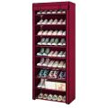 9 Layer Portable Shoe Cabinet – Space Saving Shoe Organizer. 