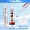 B7000 High-Strength Adhesive Glue for Jewelry Repair, Phone Screen, and DIY Crafts - Non-Toxic, Fast Drying, Crystal Clear.