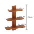 3Tiers Wall Shelves For Home Decor Items Rack / Floating Display Shelves For Living Room, Bedroom, Kitchen Corner, Office, Programmable -. 