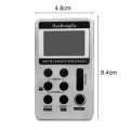 【3C VictoryEagle】HRD-103 Digital Rechargeable Dual Band 1.5 LCD Display Dual Band Mini Pocket FM/AM Radio Headphones. 